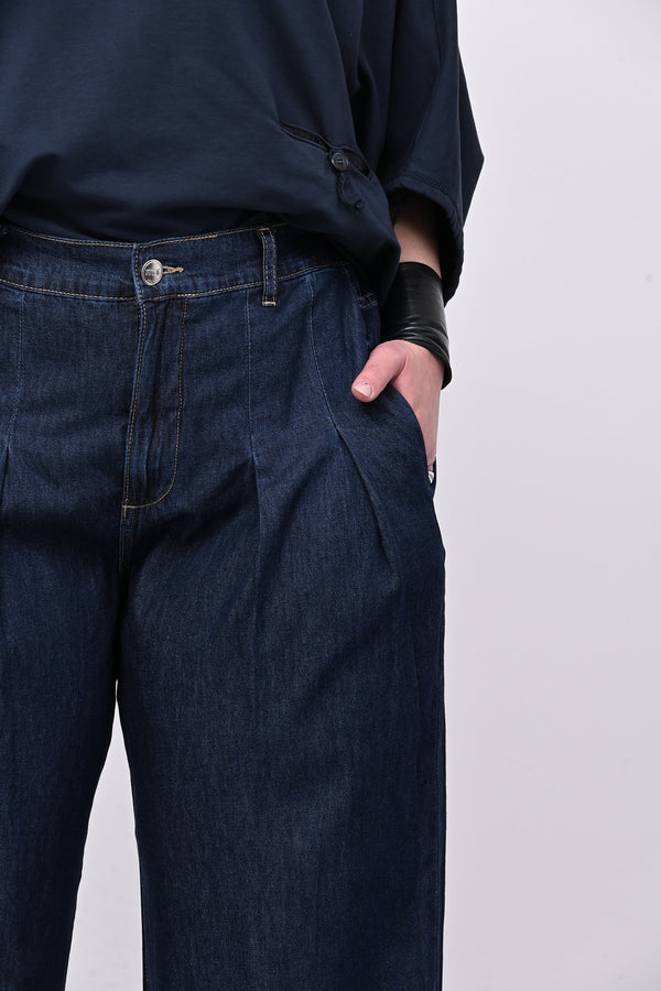 Jeans palazzo chambrie - Blue jeans