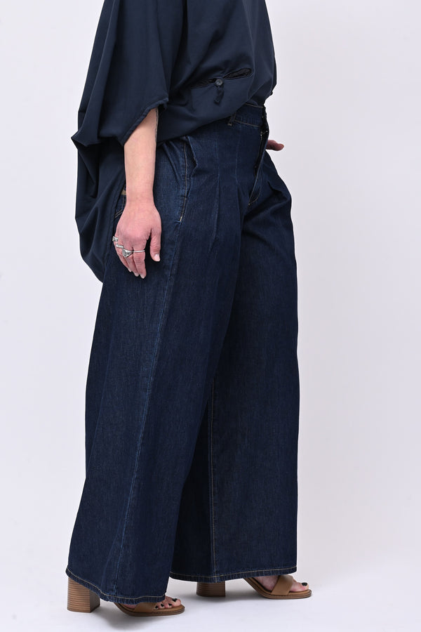 Jeans palazzo chambrie - Blue jeans