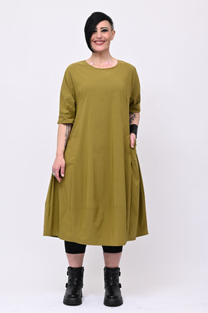 Abito bengalina tasconi - Oliva