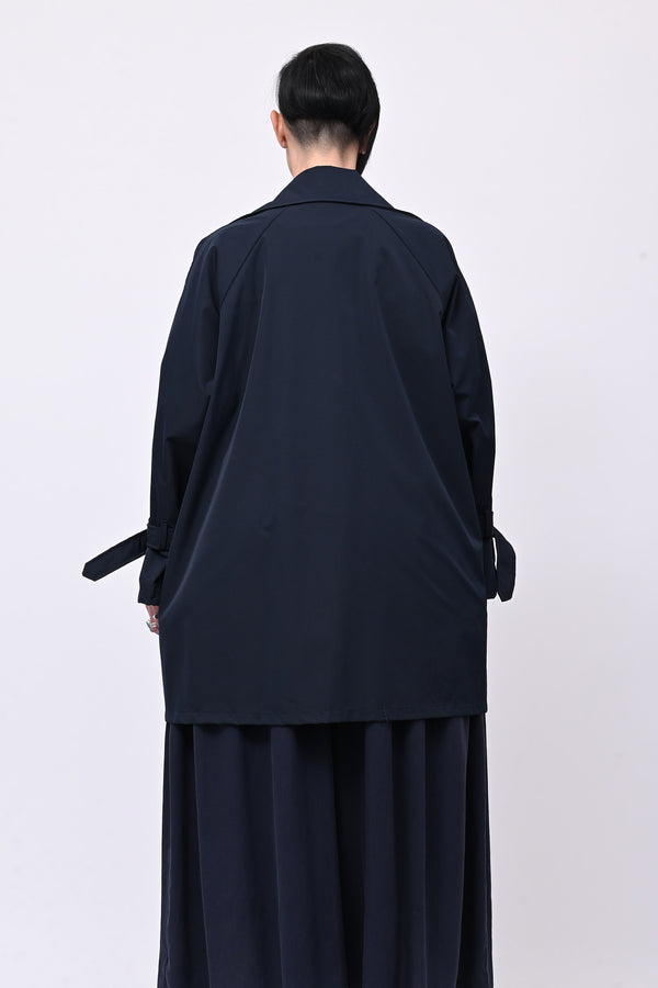 Trench over doppiopetto - Blu