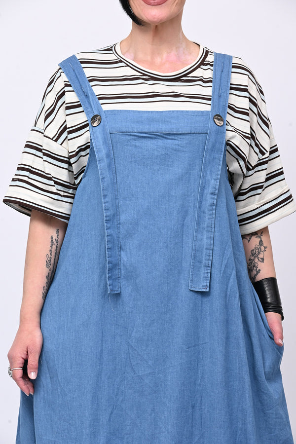 Scamiciata lacci jeans - Jeans medio