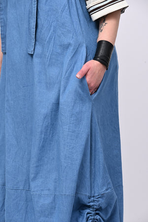 Scamiciata lacci jeans - Jeans medio