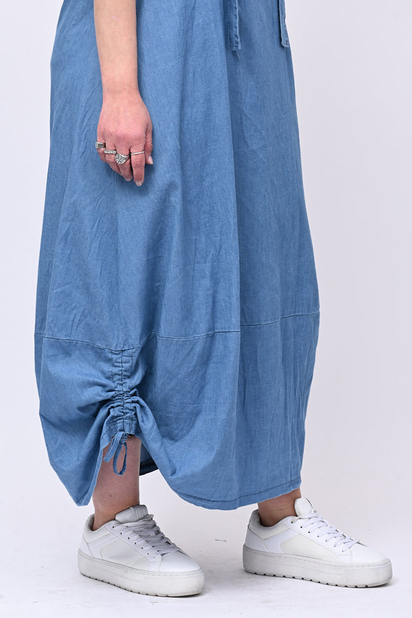 Scamiciata lacci jeans - Jeans medio