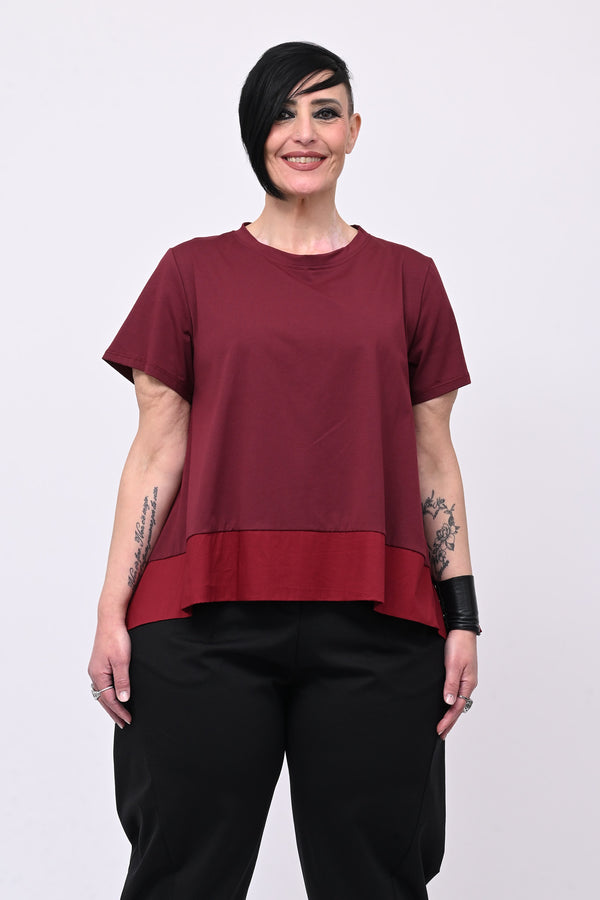 Maglia svasata con bordo - India