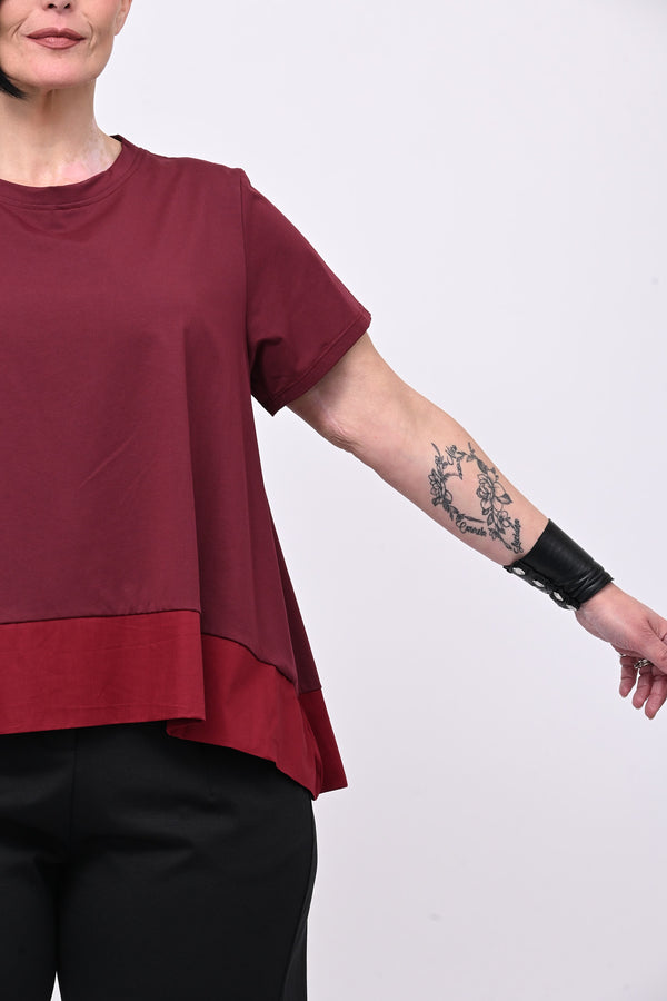 Maglia svasata con bordo - India