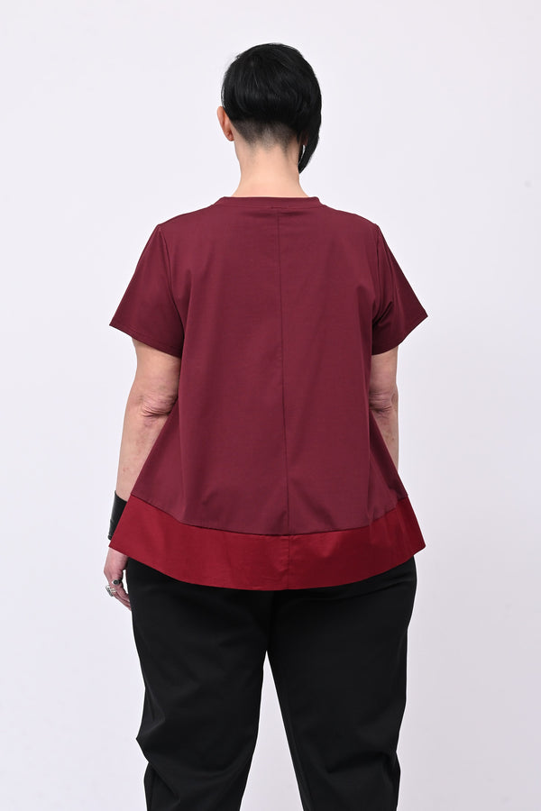 Maglia svasata con bordo - India