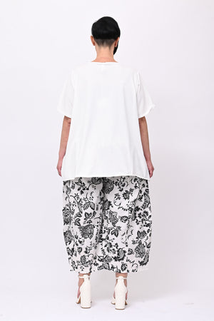 T-shirt stella frange - Bianco