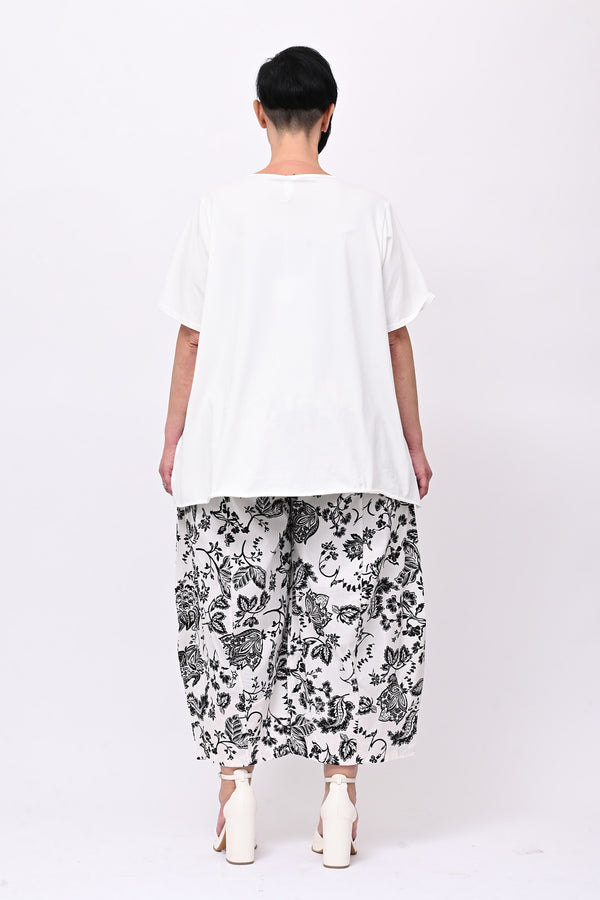 T-shirt stella frange - Bianco
