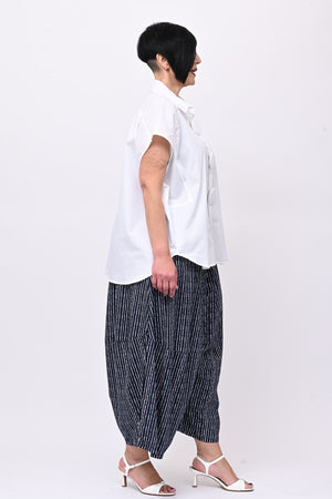 Camicia maxi bottoni - Bianco