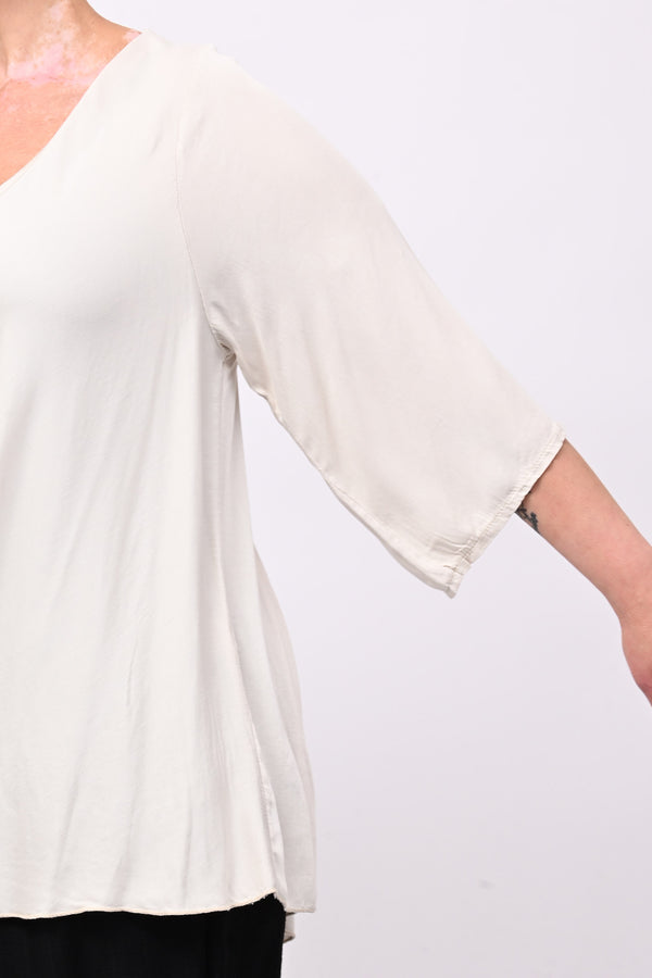 Blusa viscosa svasata - Burro
