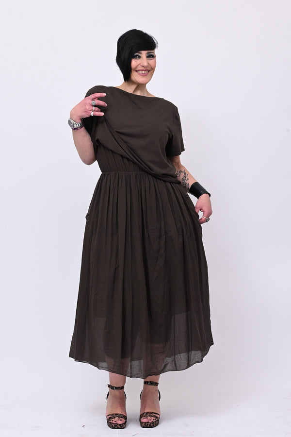 Abito t-shirt crop - Moro