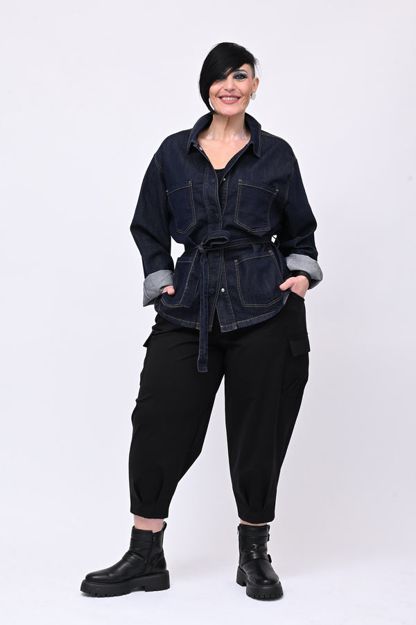 Sahariana jeans - Jeans scuro
