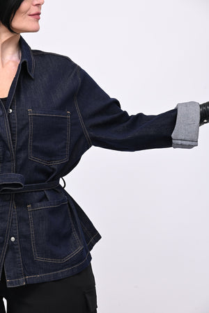 Sahariana jeans - Jeans scuro