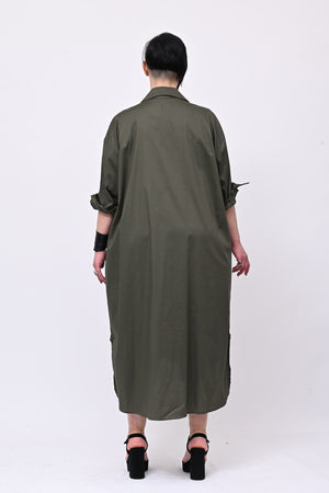Abito camicia NY - Verde militare