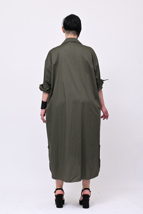 Abito camicia NY - Verde militare