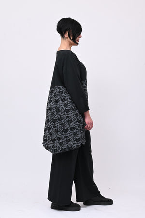 Completo felpa spugna - Nero