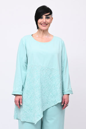 Completo felpa spugna - Menta