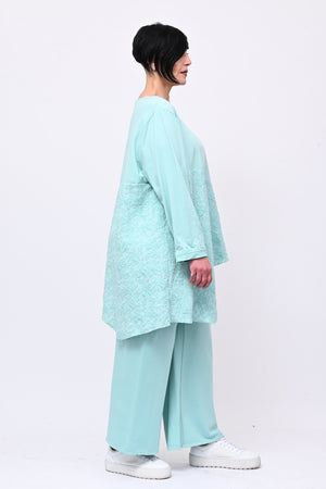 Completo felpa spugna - Menta