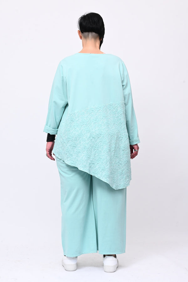 Completo felpa spugna - Menta