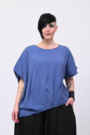 Maglia punta asimmetrica - Polvere