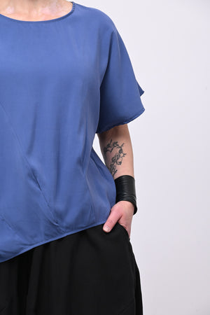 Maglia punta asimmetrica - Polvere