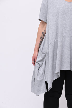 Maximaglia punte tasche - Grigio