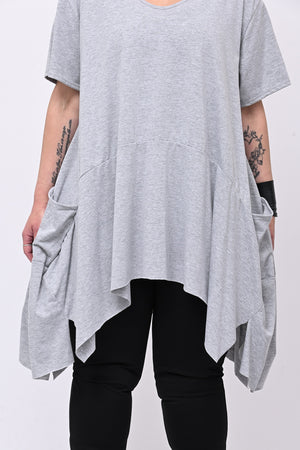 Maximaglia punte tasche - Grigio