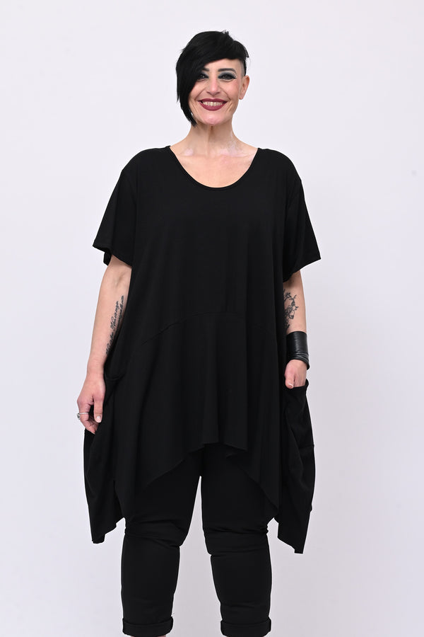 Maximaglia punte tasche - Nero