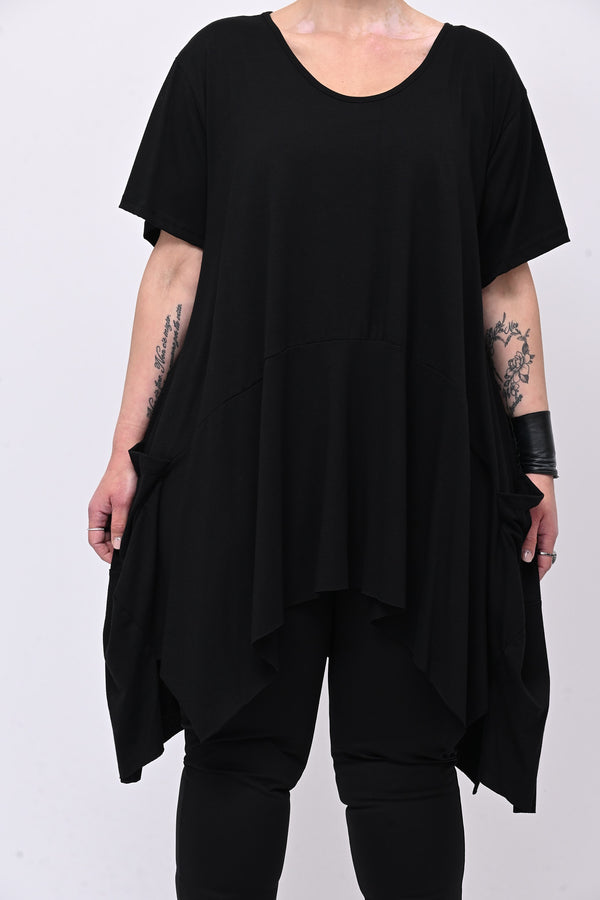 Maximaglia punte tasche - Nero