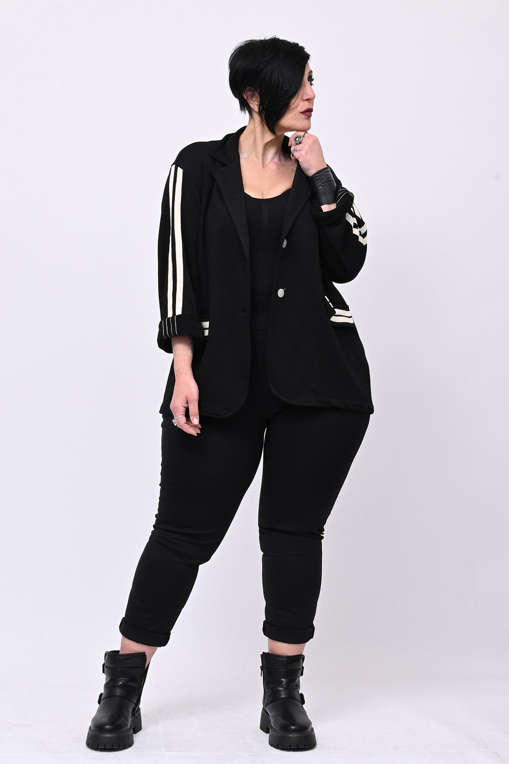 Giacca felpa sport - Nero