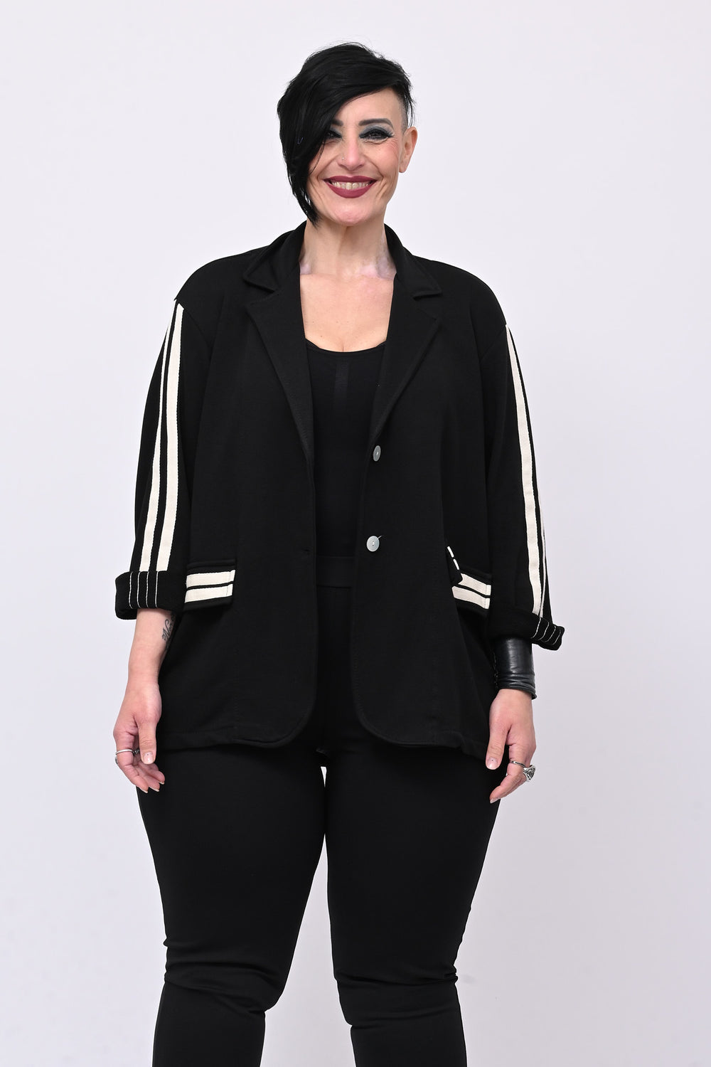 Giacca felpa sport - Nero