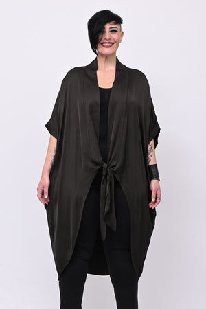 Kimono raso nodo - Moro