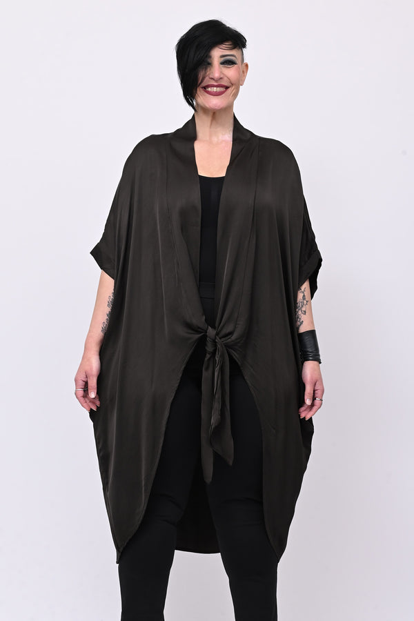 Kimono raso nodo - Moro