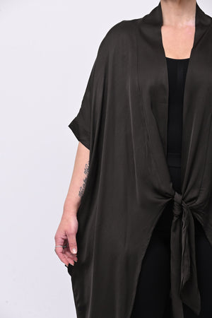 Kimono raso nodo - Moro