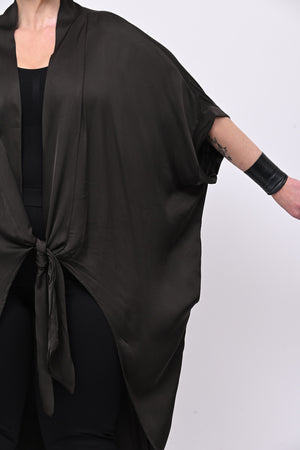 Kimono raso nodo - Moro