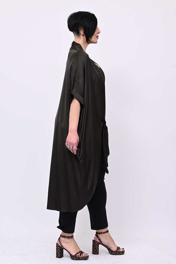 Kimono raso nodo - Moro