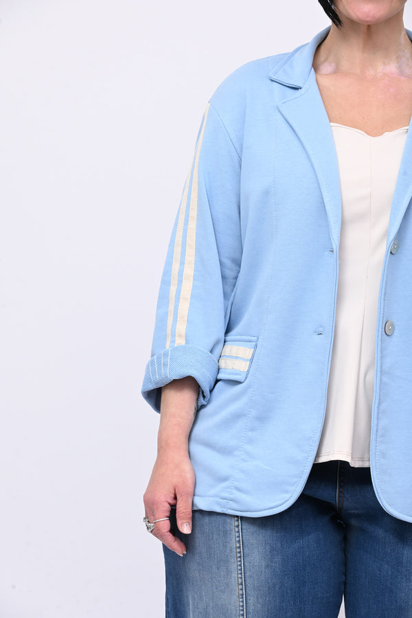 Giacca felpa sport - Cielo