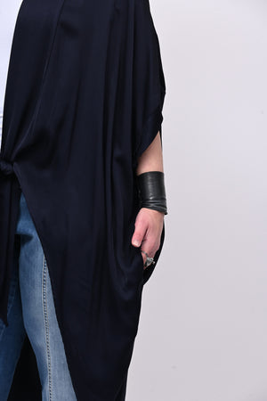 Kimono raso nodo - Blu