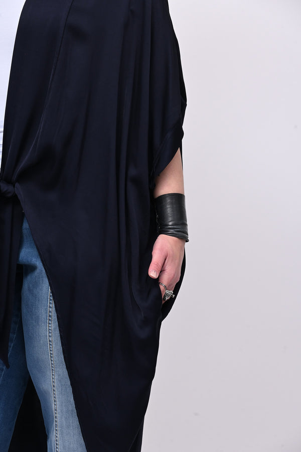 Kimono raso nodo - Blu