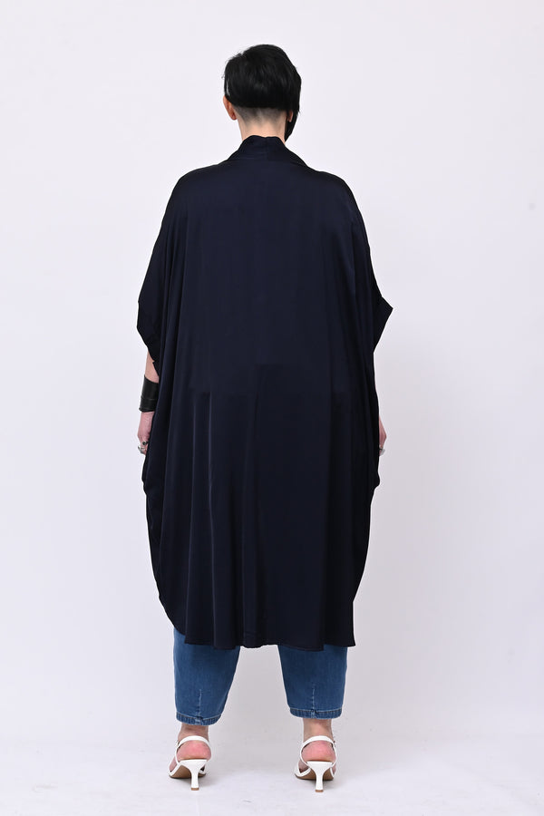 Kimono raso nodo - Blu