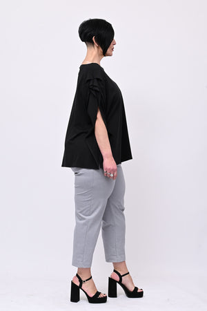 Maglia monospalla over - Nero