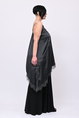 Maxi top punte - Grigio