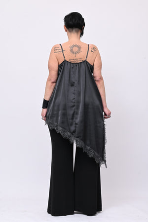Maxi top punte - Grigio