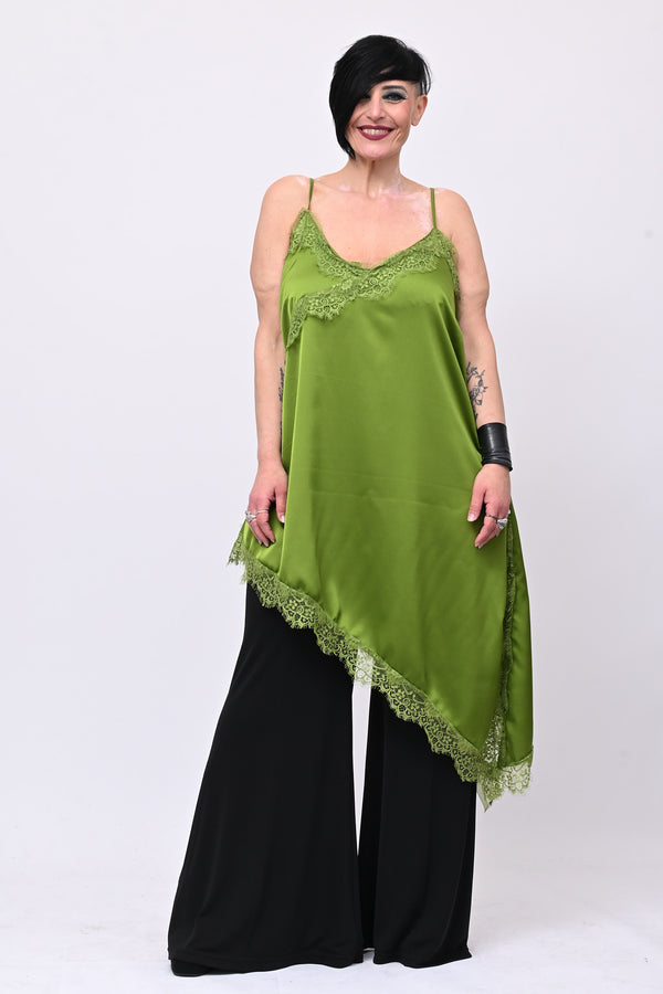 Maxi top punte - Verde mela