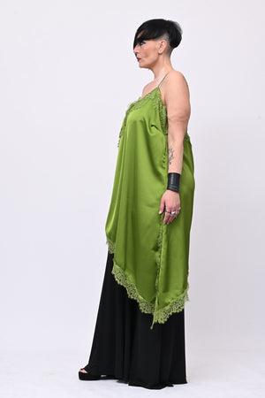 Maxi top punte - Verde mela