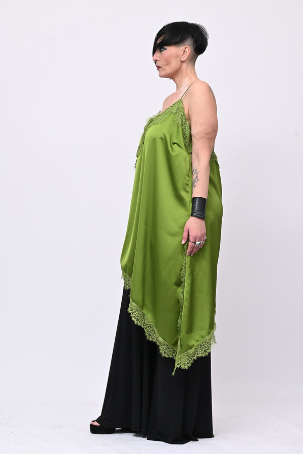 Maxi top punte - Verde mela