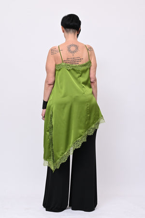 Maxi top punte - Verde mela
