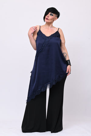 Maxi top punte - Blu