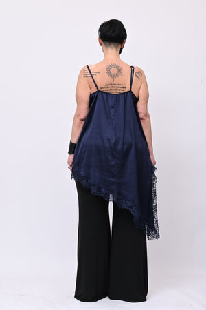 Maxi top punte - Blu