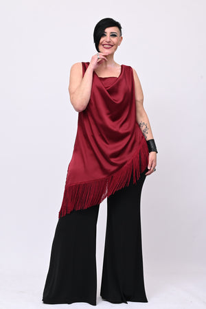 Top raso frange - India
